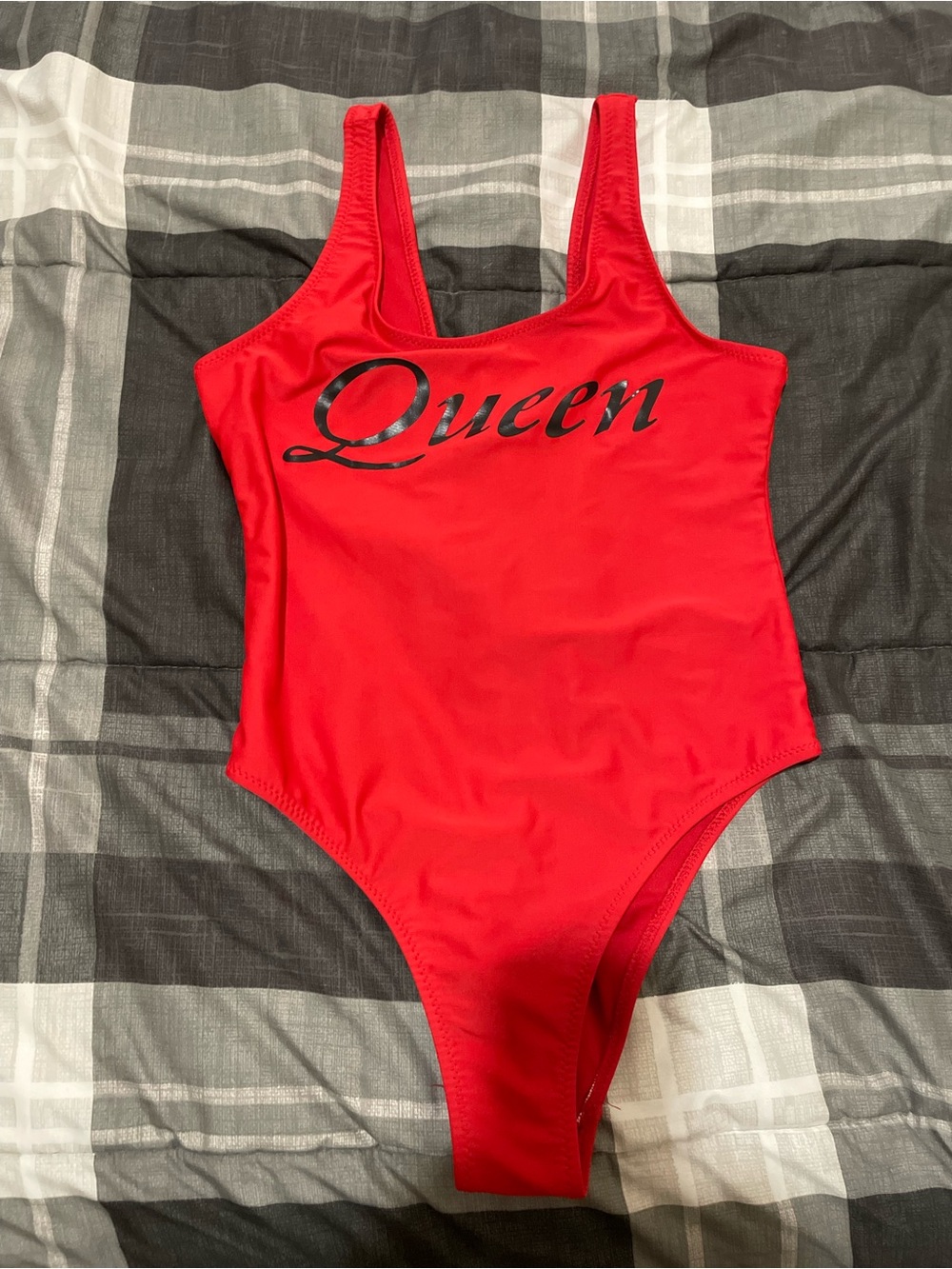 Red 'Queen' One-Piece Swimsuit